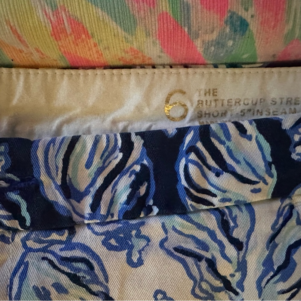 4 Lilly Pulitzer Shorts - Knit Callahan and Buttercup - Size 6 - Picture 5 of 8